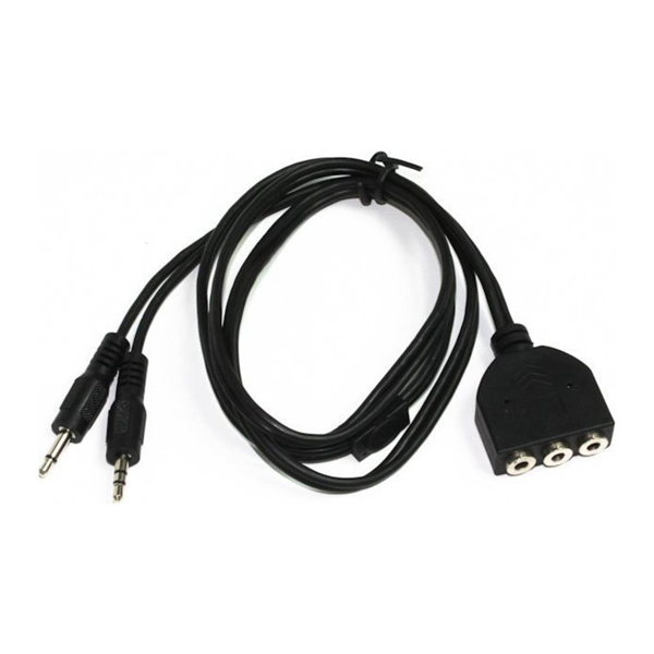 Image of MIC & HEADPHONE 1m EXTENSION LEAD AND SPLITTER