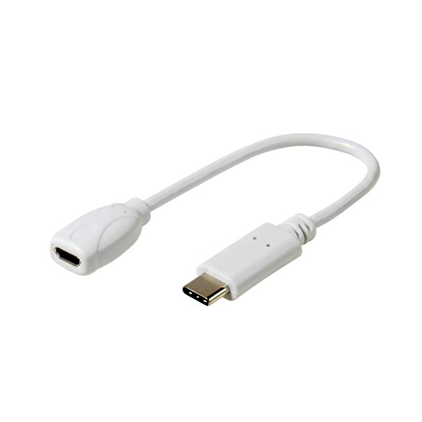 Image of VIVANCO USB TYPE PLUG TO USB MICRO - CONVERTER LEAD