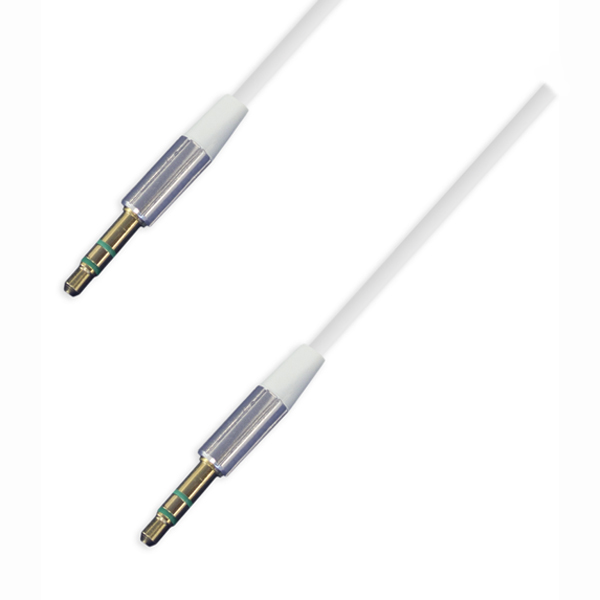Image of 3.5mm TO 3.5mm STEREO PHONE CABLE - 1m FLAT CABLE