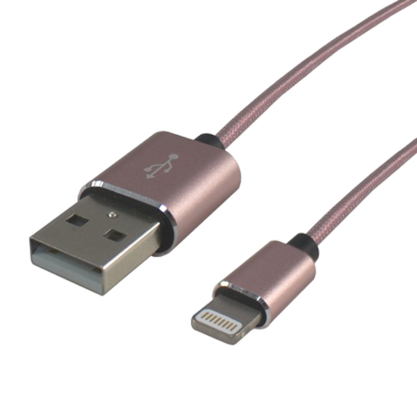 Image of APPLE LIGHTNING CONNECTOR TO USB CHARGE & SYNC - ROSE GOLD