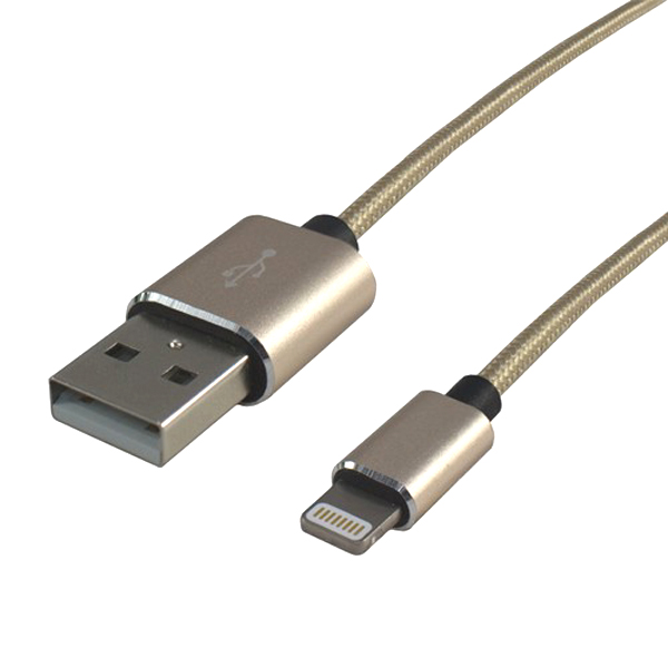 Image of APPLE LIGHTNING CONNECTOR TO USB CHARGE & SYNC - GOLD
