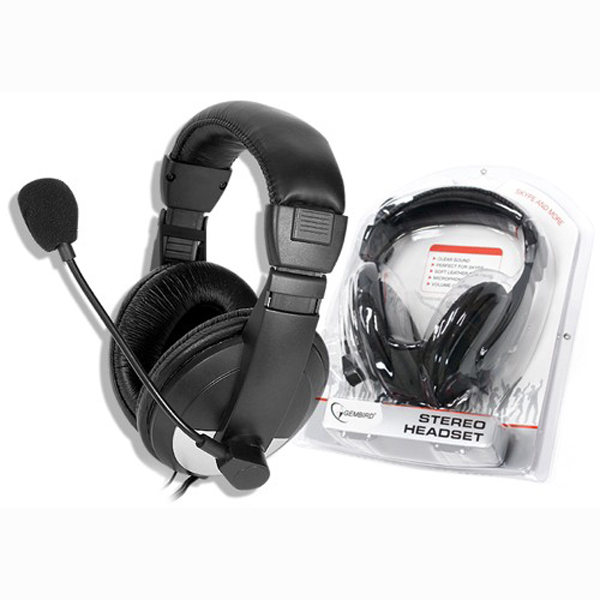 Image of GEMBIRD HS860 MULTIMEADIA STEREO HEADPHONES AND MIC