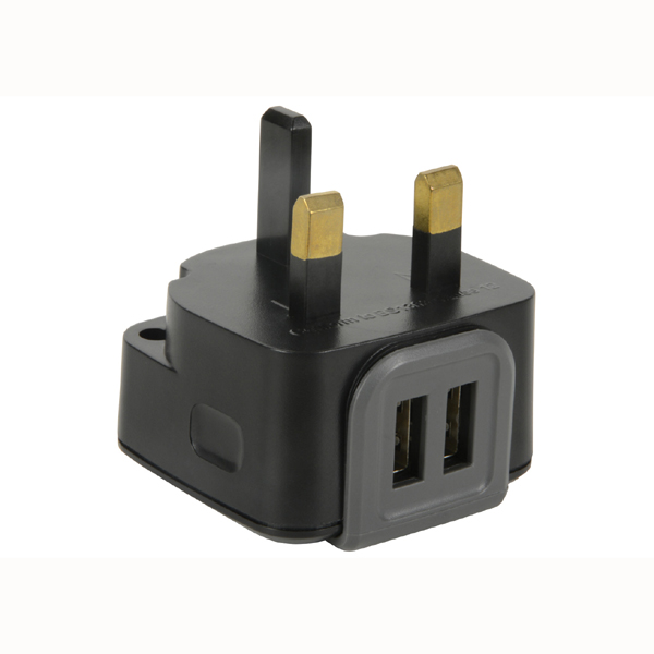 Image of DUAL USB MAINS CHARGER - 2.4A
