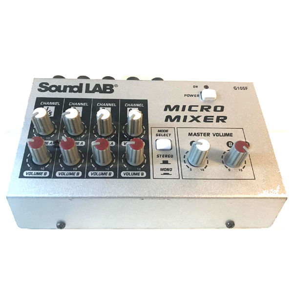 Image of SOUNDLAB 8 CHANNEL MICROPHONE MIXER - MONO OR STEREO