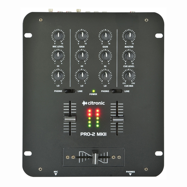 Image of CITRONIC PRO-2 MKII DJ MIXER 2-CHANNEL