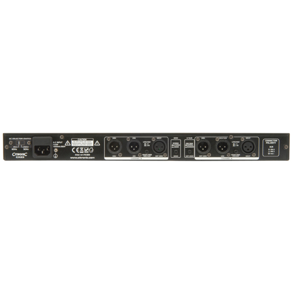 Image of CITRONIC CX23 2 WAY STEREO/ 3 WAY MONO ACTIVE CROSSOVER