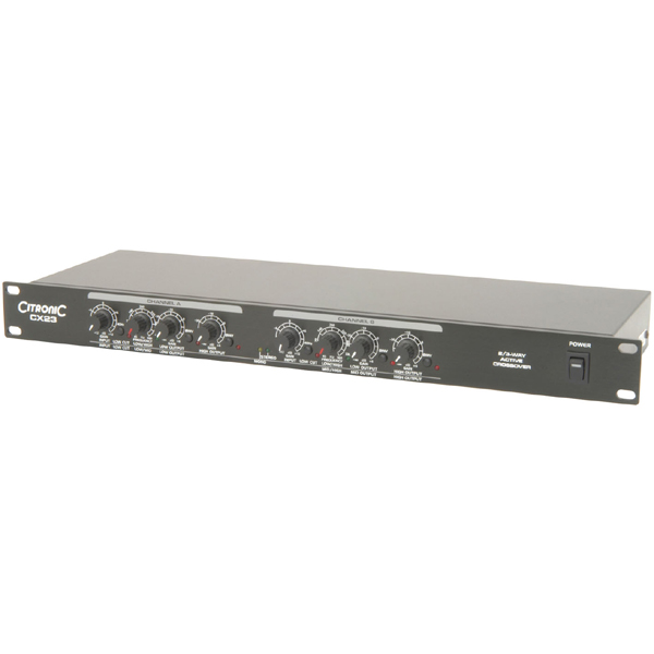 Image of CITRONIC CX23 2 WAY STEREO/ 3 WAY MONO ACTIVE CROSSOVER