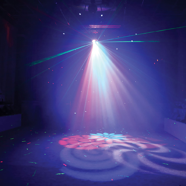 Image of QTX GOBO STARWASH 3 IN 1 LED LIGHT EFFECT