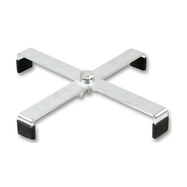 Image of SINGLE EFFECT or PAR CAN FLOOR STAND - CHROME