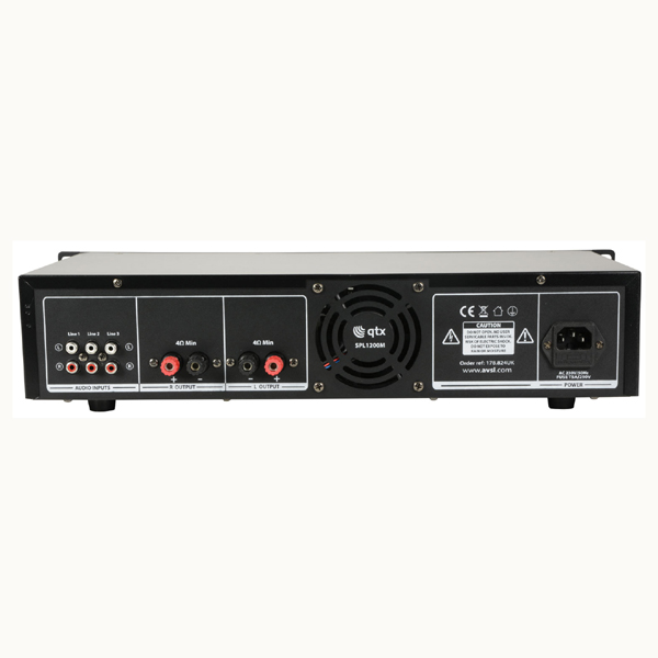 Image of QTX STEREO AMPLIFIER WITH BLUETOOTH & USB/SD/FM