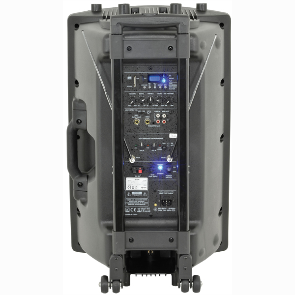 Image of QR15PA PORTABLE PA SYSTEM WITH TWIN VHF RADIO MICS