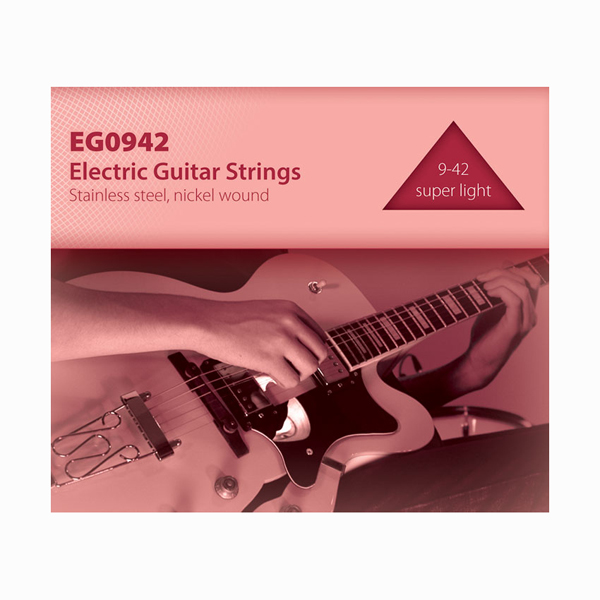 Image of CHORD ELECTRIC GUITAR STRINGS - SUPER LIGHT 9-42