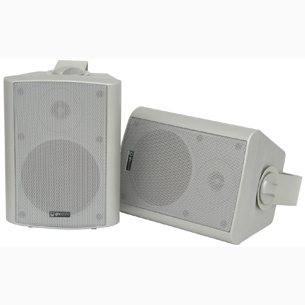 Image of QTX BC5A AMPLIFIED STEREO SPEAKERS - WHITE