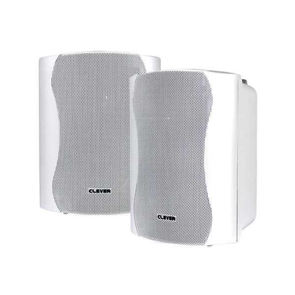 Image of CLEVER ACOUSTICS BGS25T WHITE 100 VOLT SPEAKERS  (PAIR)