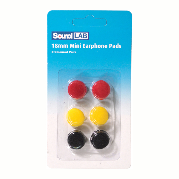 Image of REPLACEMENT FOAM PADS - FOR EARPHONES 18mm