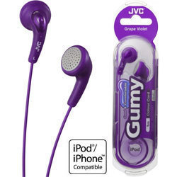 Image of JVC GUMY EARPHONES - GRAPE VIOLET