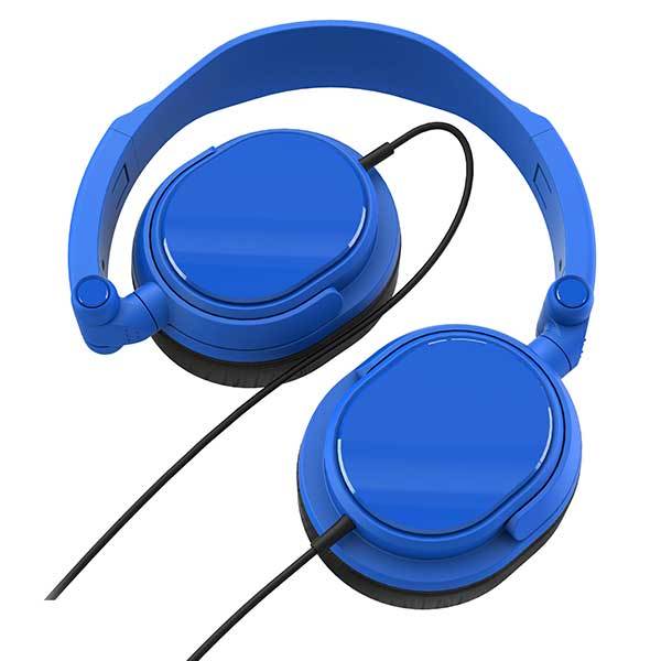Image of VIVANCO DJ 20 STEREO HEADPHONES - BLUE