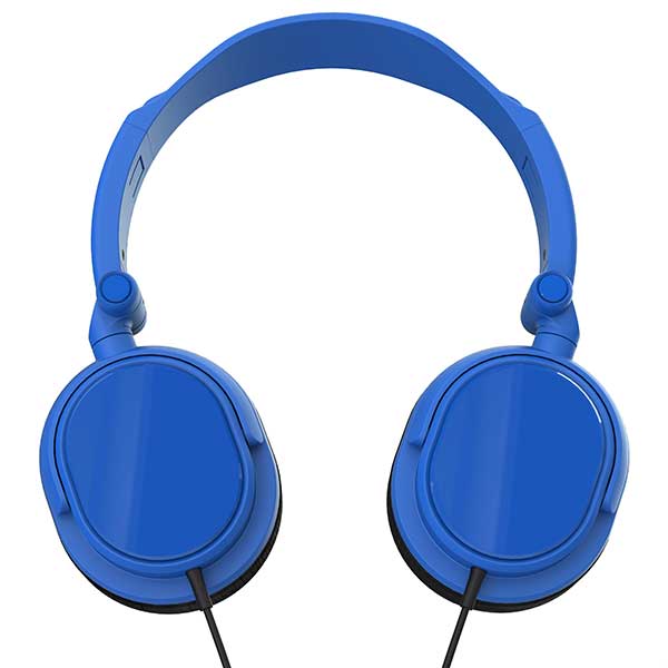 Image of VIVANCO DJ 20 STEREO HEADPHONES - BLUE