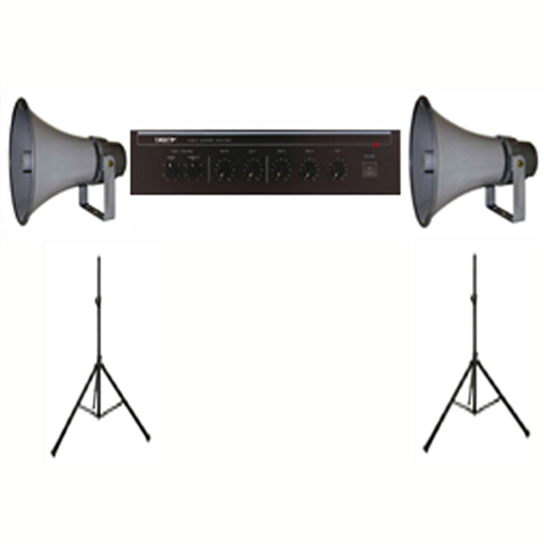 Image of DAILY HIRE - OUTDOOR PUBLIC ADDRESS SYSTEM WITH STANDS