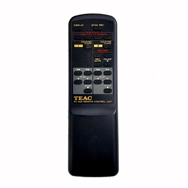 Image of REMOTE CONTROL - RC622 for TEAC W790R TWIN CASSETTE DECK