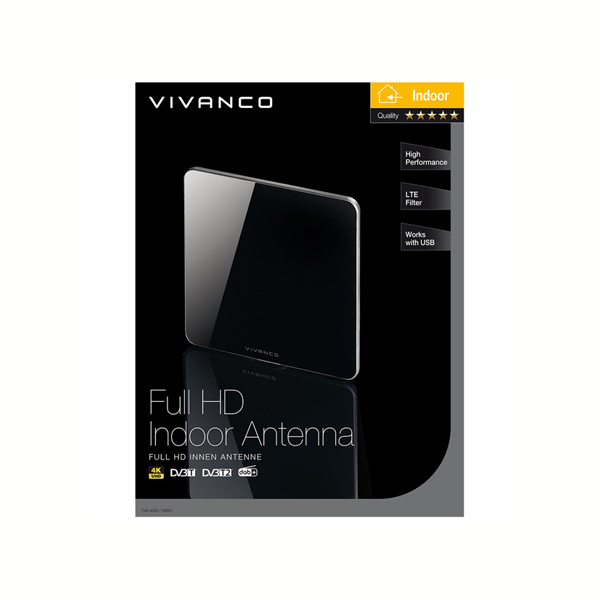 Image of VIVANCO TVA 4090 FULL HD INDOOR TV & DAB RADIO AERIAL