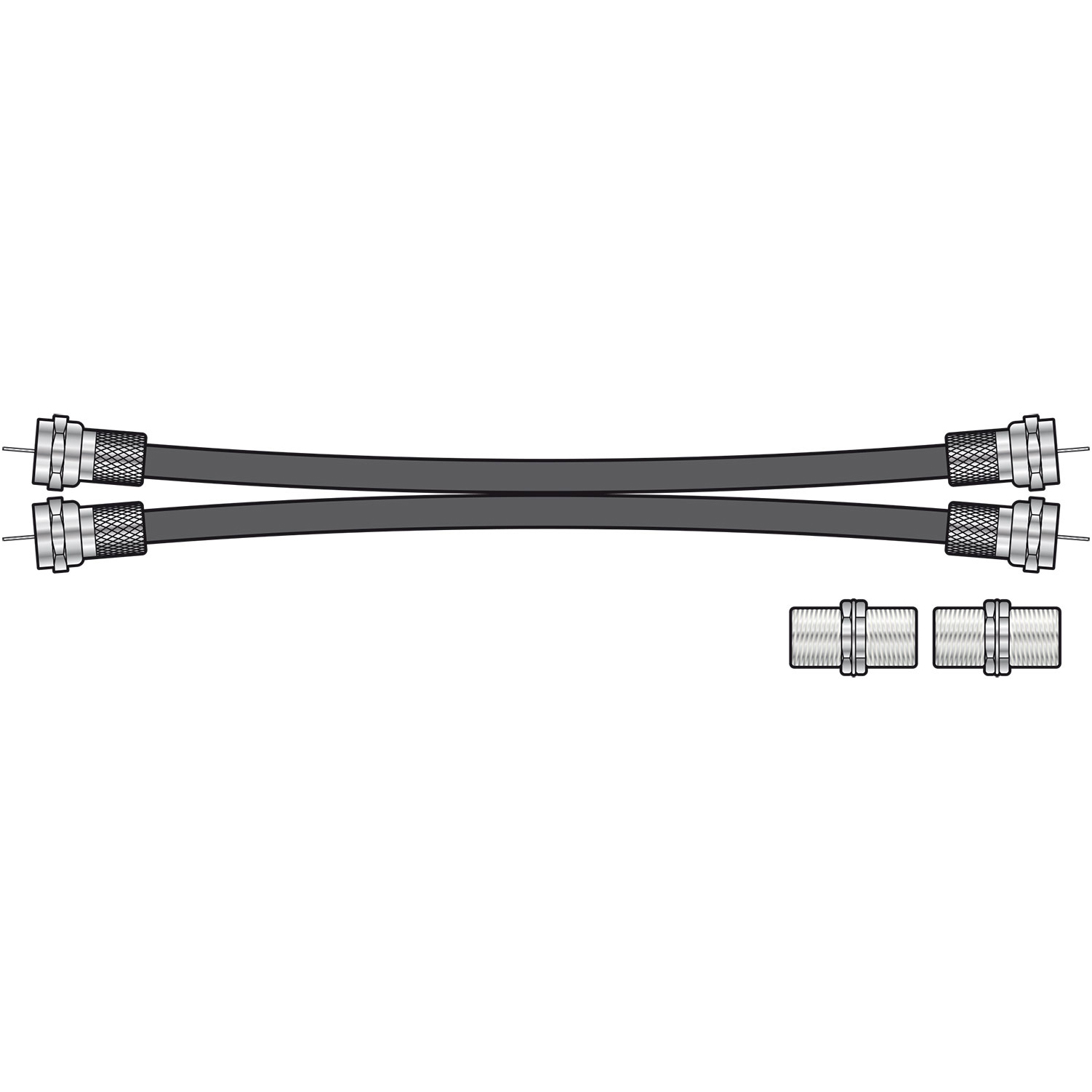 Image of F PLUG TWIN EXTENSION LEAD - 3 metres