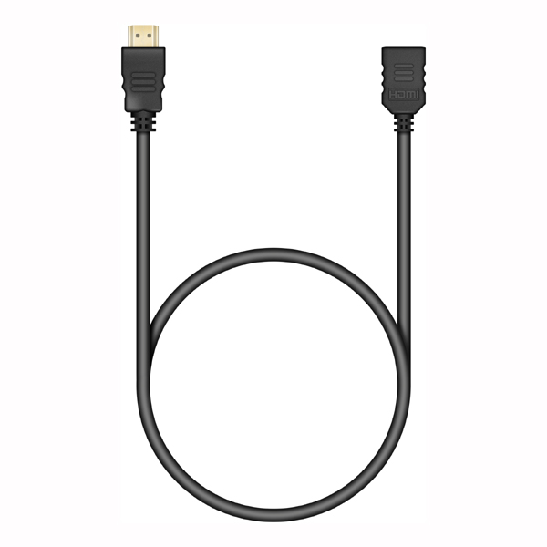 Image of HIGH SPEED HDMI V2.0 EXTENSION LEAD - 1 METRE - 4K READY