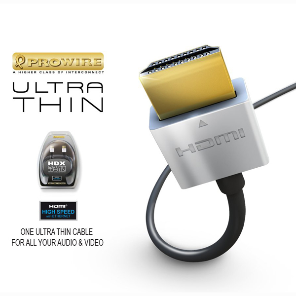 Image of PROWIRE HDX ULTRA THIN HDMI CABLE - 2 METRES