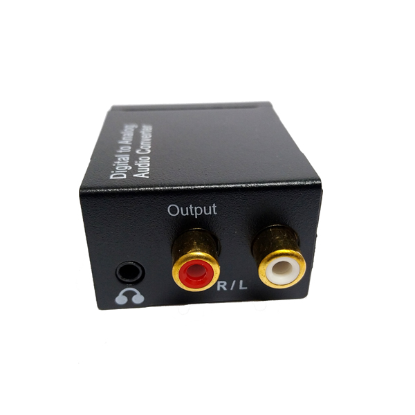 Image of DIGITAL OPTICAL IN TO ANALOGUE RCA OUT AUDIO CONVERTER