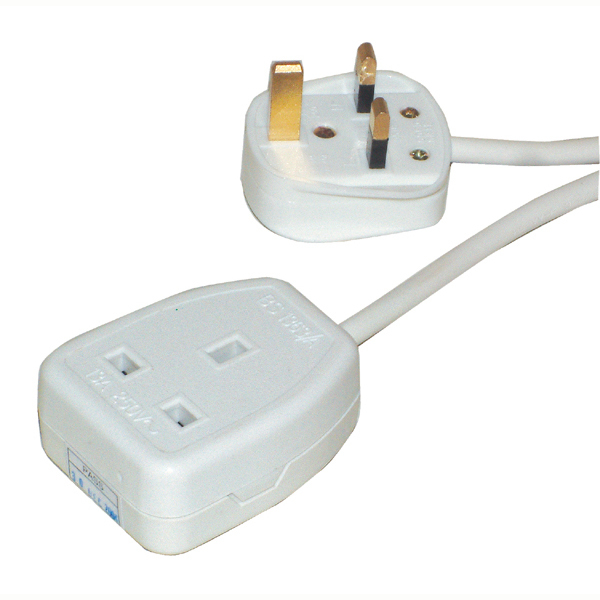 Image of EXTENSION - 1 GANG/13AMP/5m - WHITE