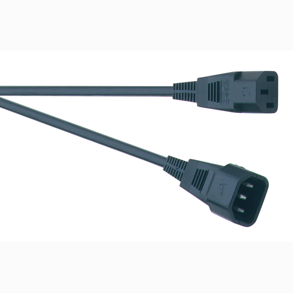 Image of IEC EXTENSION LEAD - 0.5 METRES