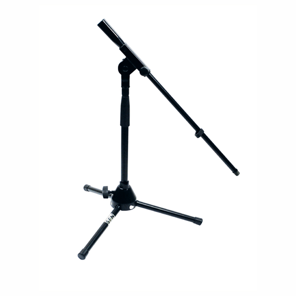 Image of SHORT FLOOR MICROPHONE STAND WITH BOOM