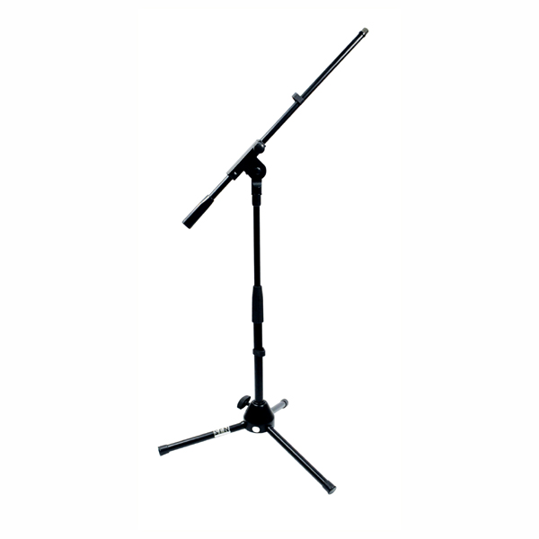 Image of SHORT FLOOR MICROPHONE STAND WITH BOOM