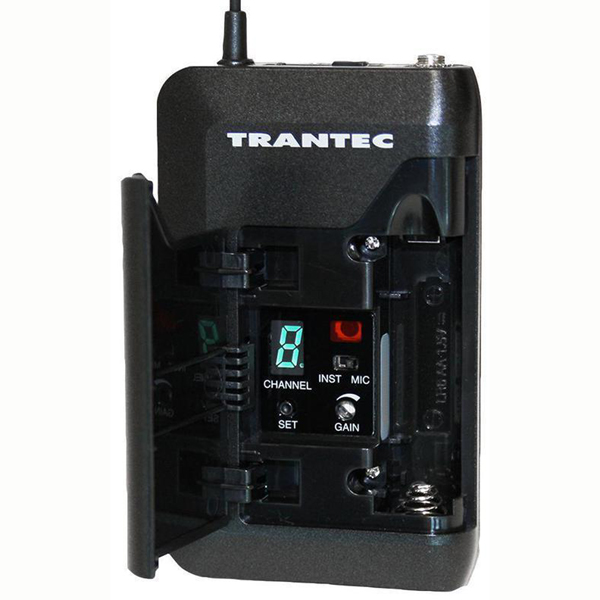Image of TRANTEC S4.04L UHF TIE CLIP CORDLESS MIC SYSTEM