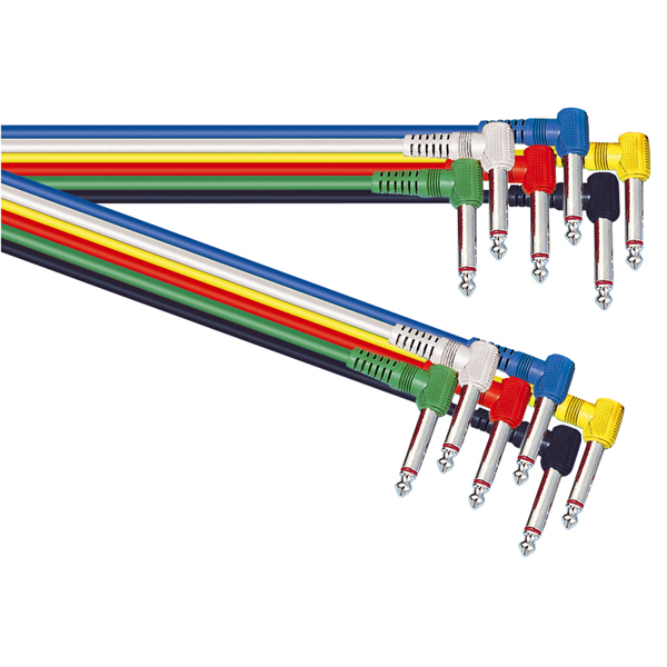 Image of PATCH LEAD - PACK OF 6 x 600mm R.H. LEADS