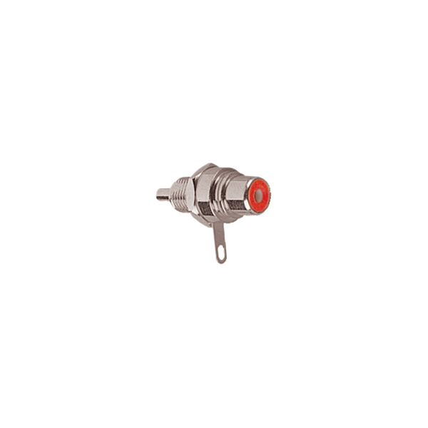 Image of PHONO SINGLE CHASSIS SOCKET - RED
