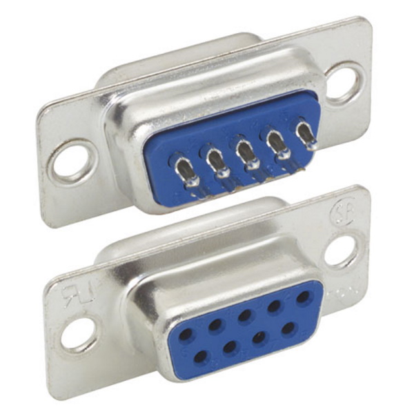 Image of 9 WAY D-SUB CONNECTOR - FEMALE