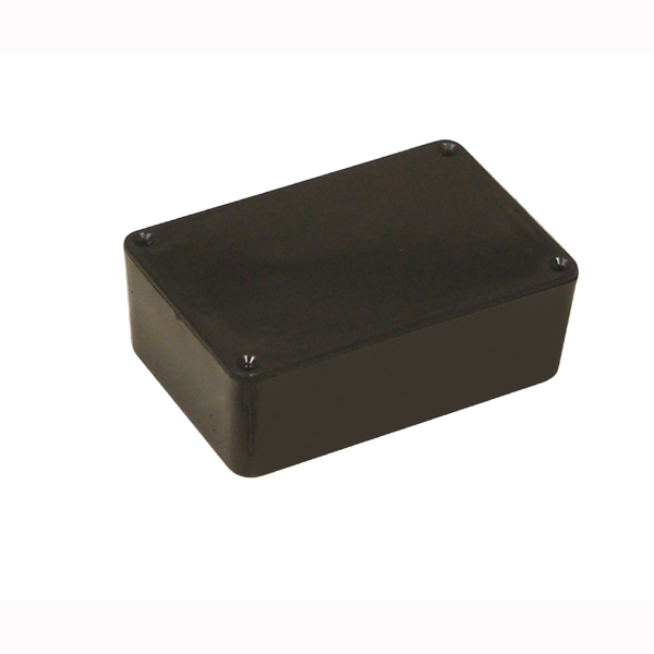Image of PLASTIC BOX - BLACK - 27 x 75 x 51mm