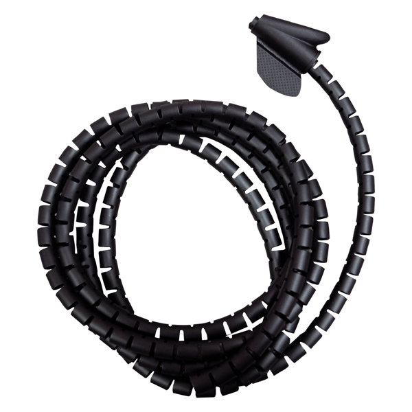Image of SPIRAL CABLE TIDY 10mm - BLACK