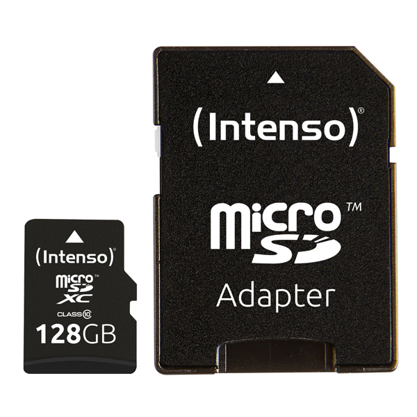 Image of INTENSO MICRO SDXC CLASS 10 MEMORY CARD - 128GB