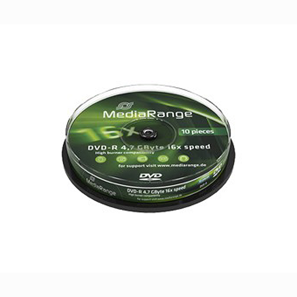 Image of MEDIARANGE DVD-R 4.7GB - PACK OF 10