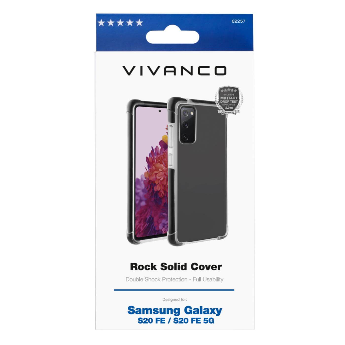 Image of VIVANCO ROCK SOLID COVER - SAMSUNG GALAXY S20FE/S20FE5G - WH