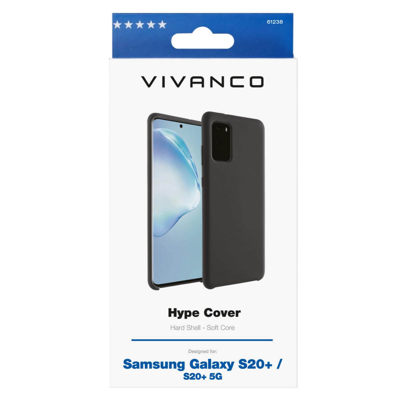 Image of VIVANCO HYPE COVER - SAMSUNG GALAXY S20+/S20 5G - BLACK